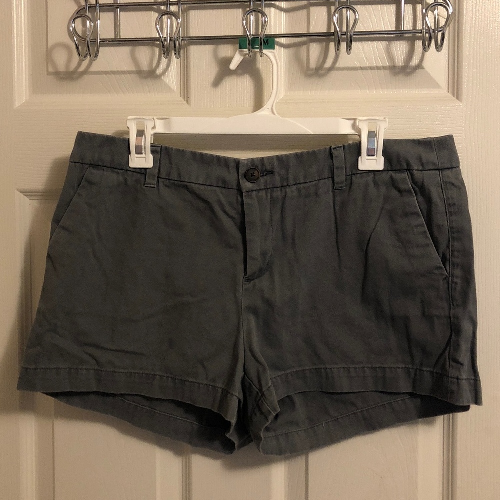 Dark Grey Cotton Shorts